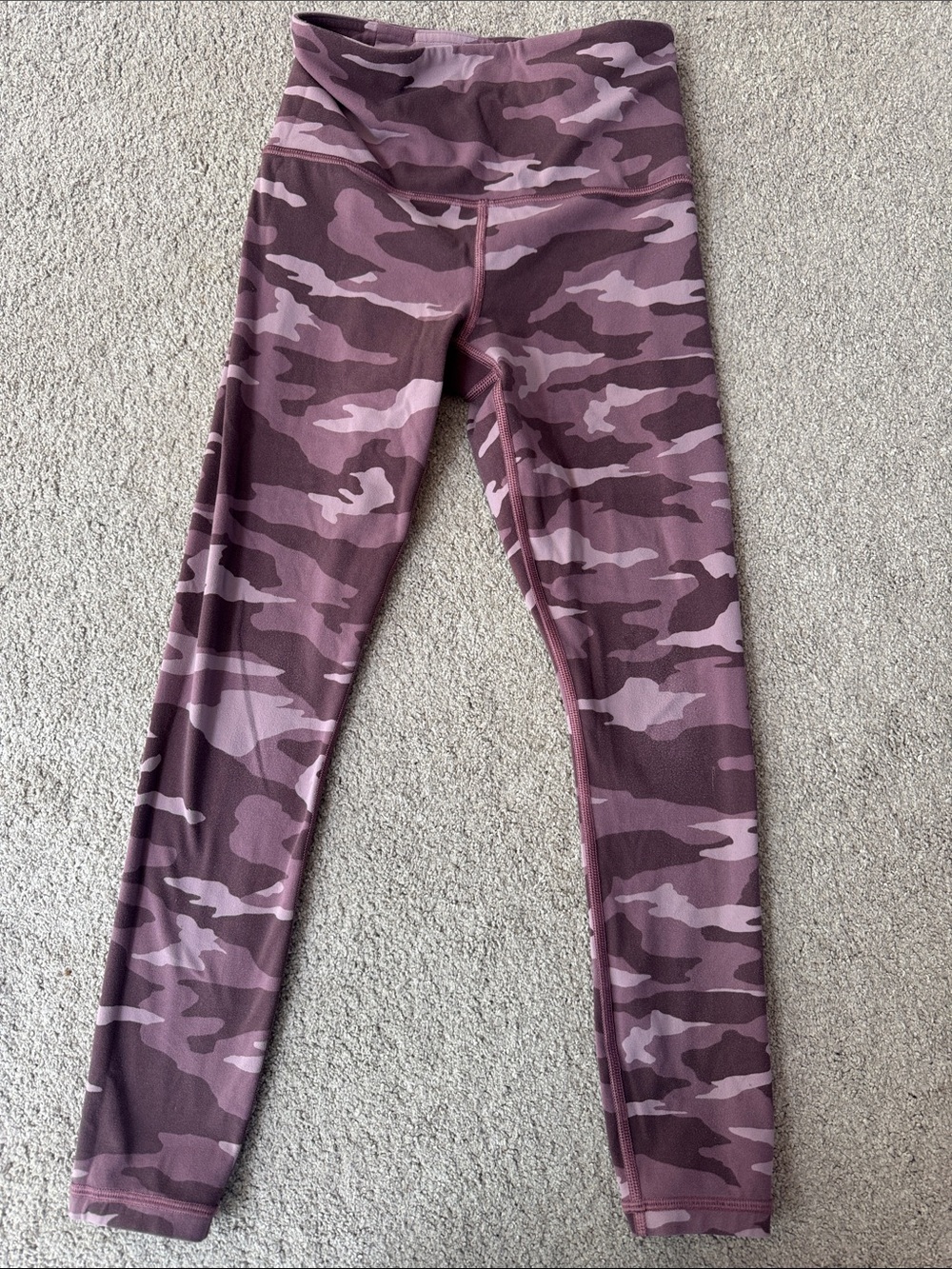 Athleta Mauve Pink Camo Leggings